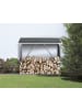 VCM  Metall Kaminholzregal Holzlager 162 x 182 x 74 cm in Anthrazit