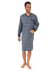 NORMANN Nachthemd langarm print - 48425 in blau