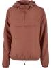 Urban Classics Urban Classics Damen Ladies Basic Pull Over Jacket in terracotta