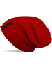 styleBREAKER Feinstrick Beanie Mütze in Rot