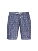 NORWAY 1963 Blau Herren Bademode Shorts aus Polyester