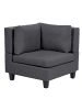 Beliani 4-tlg Ecksofa UNSTAD in Grau