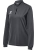 Hummel Trainingsjacke "Hmlauthentic Half Zip Sweat Woman" in Grau