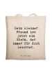 Mr. & Mrs. Panda Shopping Bag Spruch Trauerbewältigung Haustierv... in Creme