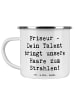 Mr. & Mrs. Panda Tasse Spruch Friseur Talent mit Spruch in Weiß