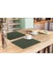 OnlyWow Platzset - Tischset (6-teilig) Waldgrün, abwaschbar