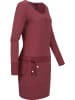 ragwear Druckkleid Penelope Print Intl. in Wine Red22