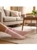 Divasya Socken Inhale Namaste in Pink