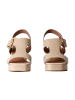 Emilie Karston Ledersandalen mit Courtney-Absatz Beige