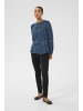 Kaffe Bluse langarm KApollie Regular fit in Midnight/Blue Graphic Dot