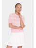 SAINT TROPEZ Kurzarm-Bluse MilanaSZ in Pink-a-boo Bright