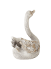 Beliani Gartenfigur GRUFFY in Weiß/Kupfer - (W) 21 x (H) 40 x (L) 14 cm