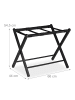 relaxdays Kofferständer Holz in Schwarz - (B)66 x (H)54,5 x (T)44 cm