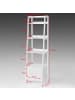 SoBuy Bücherregal in Weiß - (B)44 x (H)160 x (T)40cm