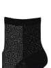 Kunert Socken Sparkling Essential hautfreundlich in Black
