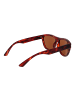 Serengeti Unisex Sonnenbrillen Quadrat Braun