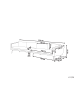Beliani Gartensofa LORETELLO in Grau - (W) 320 x (H) 70 x (L) 76 cm