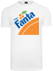 Merchcode T-Shirt "Fanta Logo Tee" in Weiß