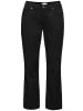 sheego Bootcut-Hose in schwarz