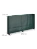 relaxdays Kaminholzregal in Schwarz/ Grün - (B)200 x (H)110 x (T)29 cm