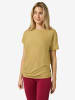 super.natural Merino T-Shirt W YOGA LOOSE TEE in Beige