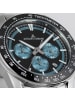 Jacques Lemans Herrenuhr Chronograph Schwarz/Eisblau