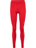 Newline Verstellbare Taille Leggings Reflektierend Logo Women's Core Damen in TANGO RED