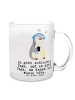 Mr. & Mrs. Panda Tasse Pinguin Musik hören mit Spruch in Transparent