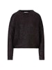 Rich & Royal Foil Printed Crew Neck in Chocolate Torte