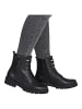 remonte Stiefelette in Schwarz/Schwarz