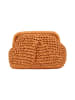 IZIA Women Clutch in Rust