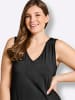 sheego Shirttop in schwarz