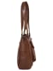 SPIKES & SPARROW Handtasche echt Leder in cognac