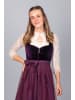 Edelnice Midi Dirndl Viola Samt Lila in lila