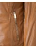 JILANI Lederjacke Lammnappa in Cognac