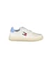 Tommy Hilfiger Weiße Polyurethan-Sneaker
