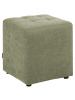Beliani Pouf KANSAS in Grün - (W) 38 x (H) 39 x (L) 38 cm