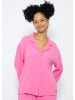 SASSYCLASSY Musselin Pyjamabluse in Pink