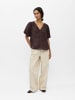 Object Bluse in Seal Brown
