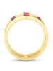 Rafaela Donata Ring Sterling Silber Rubin in gelbgold