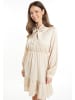 usha BLACK LABEL Damen Midikleid Mit Volant in Beige