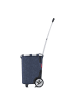 Reisenthel carrycruiser - Einkaufstrolley 47.5 cm (forest gold) in herringbone dark blue