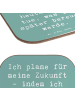 Mr. & Mrs. Panda Untersetzer Spruch Lebensziele und Abenteuer mi... in Meeresbrise