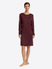 Hanro Nachthemd Grand Central in vivid brown