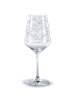 Mr. & Mrs. Panda Glas Rotwein Otter Herz ohne Spruch in Transparent