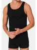 Schiesser Unterhemd / Tanktop 95/5 Organic Cotton in Schwarz