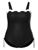 Ulla Popken Badeanzug in schwarz