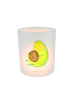 Mr. & Mrs. Panda Kerzenhalter Glas Avocado Pfeifen ohne Spruch in Transparent