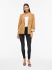 Vila Einreihiger Blazer in Tobacco Brown
