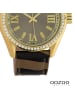 Oozoo Analog-Armbanduhr Oozoo Timepieces bronze, schwarz groß (ca. 40mm)